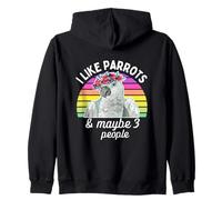 I Like African Grey Parrots and Maybe 3 People Sweat à Capuche