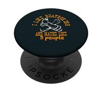 I Like Beatboxing and Maybe Like 3 People Funny Hobby PopSockets PopGrip Adhésif