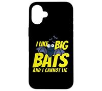 I Like Big Bats and I Cannot Lie Funny Bat Lovers Coque pour iPhone 16 Plus