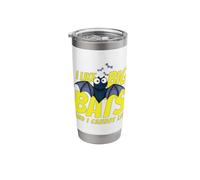 I Like Big Bats and I Cannot Lie Funny Bat Lovers Gobelet isotherme en acier inoxydable double paroi