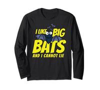 I Like Big Bats and I Cannot Lie Funny Bat Lovers Manche Longue
