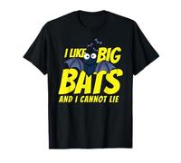 I Like Big Bats and I Cannot Lie Funny Bat Lovers T-Shirt