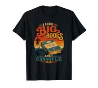 I Like Big Books and I Cannot Lie Lecteur Amusant Classique rétro T-Shirt