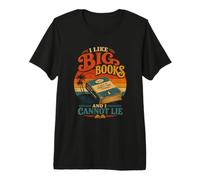 I Like Big Books and I Cannot Lie Lecteur Amusant Classique rétro T-Shirt Haut de Gamme