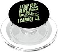 I Like Big Breaks and I Cannot Lie Funny Pool Billards PopSockets PopGrip pour MagSafe