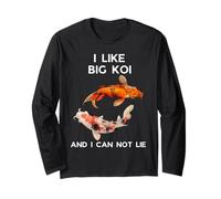 I Like Big Koi and I Cannot Lie - Funny Koi Fish Lover Manche Longue