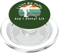 I Like Big Putts and I Cannot Lie (texte blanc) PopSockets PopGrip pour MagSafe