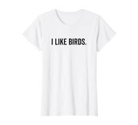 I Like Birds Funny Text Bird Lover T-Shirt Graphique avec Valeur