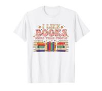 I Like Books More Than People T-Shirt