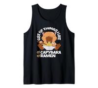 I Like Capybaras Ramen Mignon Amusant Animal Lover Débardeur