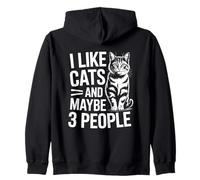 I Like Cats and Maybe 3 People Sweat à Capuche