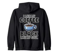 I Like Coffee Black Like My Soul Sweat à Capuche
