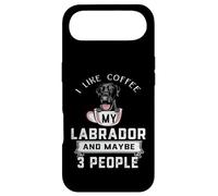 I Like Coffee My Black Labrador Retriever Dog Maybe 3 People Coque pour iPhone Air