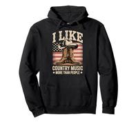 I Like Country Music More Than People Sweat à Capuche