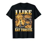I Like Eat Cheese Toastie Funny Meme Bootleg Sandwich T-Shirt