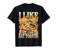 I Like Eat Cheese Toastie Funny Meme Bootleg Sandwich T-Shirt