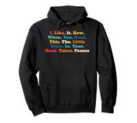 I. Like. It. Comment. Quand. Vous. Lisez. La Petite Voix. Sweat à Capuche