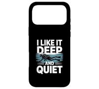 I Like It Deep and Quiet Scuba Diving Humour Coque pour iPhone 17 Pro Max