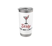 I Like It Dirty Funny Dirty Verre à Martini Happy Hour Gobelet isotherme en acier inoxydable double paroi