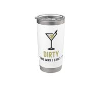 I Like It Dirty Funny Dirty Verre à Martini Happy Hour Gobelet isotherme en acier inoxydable double paroi