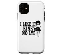 I Like It Kinky No Lye Cheveux Afro naturels épais mélanine Sista Coque pour iPhone 11