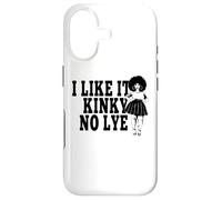 I Like It Kinky No Lye Cheveux Afro naturels épais mélanine Sista Coque pour iPhone 17