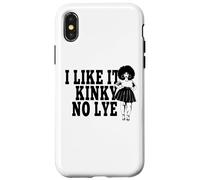 I Like It Kinky No Lye Cheveux Afro naturels épais mélanine Sista Coque pour iPhone X/XS