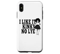 I Like It Kinky No Lye Cheveux Afro naturels épais mélanine Sista Coque pour iPhone XS Max