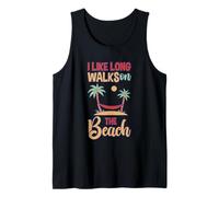 I Like Long Walks on The Beach Touriste d'été - Débardeur