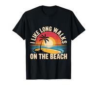 I Like Long Walks on The Beach Touriste d'été |- T-Shirt