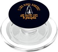 I Like Model Rocketry & Maybe 3 People Sarcastic Introverti PopSockets PopGrip pour MagSafe