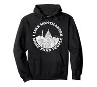 I Like Montmartre More Than People - v3 - Blagues De Paris Sweat à Capuche