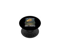 I Like Mountains and 3 People Mountain Randonnée Camping Nature PopSockets PopGrip Adhésif