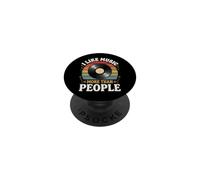 I Like Music More Than People PopSockets PopGrip Adhésif