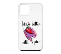 I Like My Books Spicy Book Merch,Life is Better with Spice Coque pour iPhone 12/12 Pro