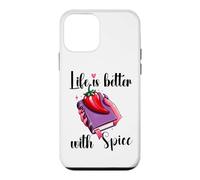 I Like My Books Spicy Book Merch,Life is Better with Spice Coque pour iPhone 12 Mini