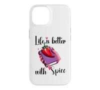 I Like My Books Spicy Book Merch,Life is Better with Spice Coque pour iPhone 14