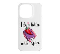 I Like My Books Spicy Book Merch,Life is Better with Spice Coque pour iPhone 14 Pro