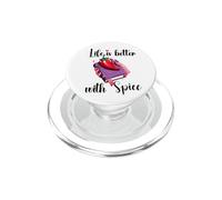 I Like My Books Spicy Book Merch,Life is Better with Spice PopSockets PopGrip pour MagSafe