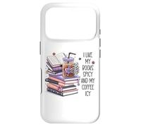 I Like My Books Spicy & My Coffee ICY Cup,Smutty Book Smutt Coque pour iPhone 17 Pro