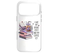 I Like My Books Spicy & My Coffee ICY Cup,Smutty Book Smutt Coque pour iPhone 17 Pro Max