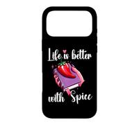 I Like My Books Spicy Romance Book Life is Better with Spice Coque pour iPhone 17 Pro Max