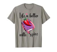 I Like My Books Spicy Romance Book Life is Better with Spice T-Shirt
