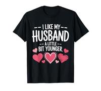 I Like My Husband A Little Bit Younger Funny Wife Valentine T-Shirt