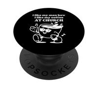 I Like My Men How I Like My Coffee at Church - Christian Joy PopSockets PopGrip Adhésif