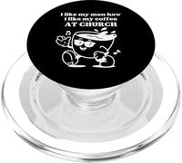 I Like My Men How I Like My Coffee at Church - Christian Joy PopSockets PopGrip pour MagSafe