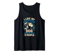 I Like My Motorcycle Dog Funny Moto Dog Lover Biker Débardeur