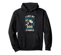 I Like My Motorcycle Dog Funny Moto Dog Lover Biker Sweat à Capuche