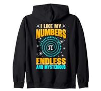 I Like My Numbers Pi Day Professeur de mathématiques Amateur de mathématiques Sweat à Capuche