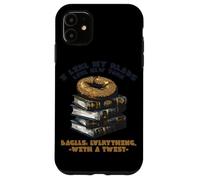 I Like My Reads Like Newyork Bagels Everything with A Twist Coque pour iPhone 11